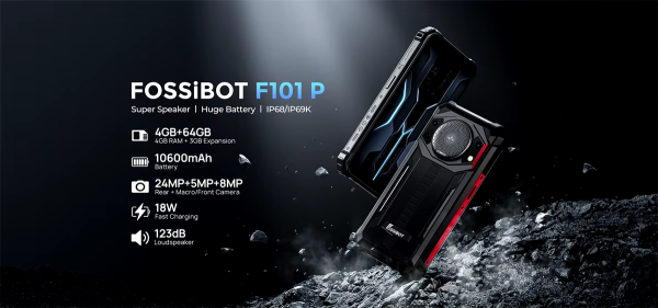 Fossibot F101 P 4G rugged smartphone