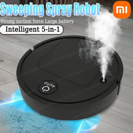 Xiaomi 5-in-1 Smart Sweeping Floor Robot Ultra-quiet Remote Control Vacuum Cleaner Wireless Mopping Machine for Home Use New