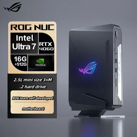 ROG NUC Mini console Ultra9-185H RTX4070 ROG R&D motherboard independent graphics game console AI computer