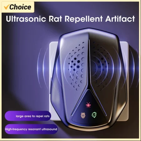 Ultrasonic Rodent Repeller Mosquito Repeller Outdoor Electronic Pest Repeller Home For US Plug Household Patio Warehouse Kitchen