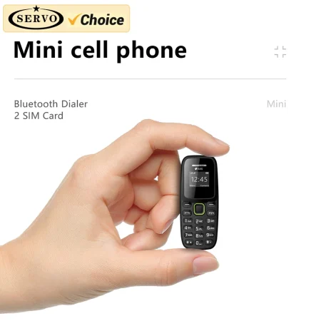 BM310 Small Mobile Phones Unlocked Bluetooth Earphone Telephone Low Radiation Automatic Call Recording Dual SIM Small Cell Phone